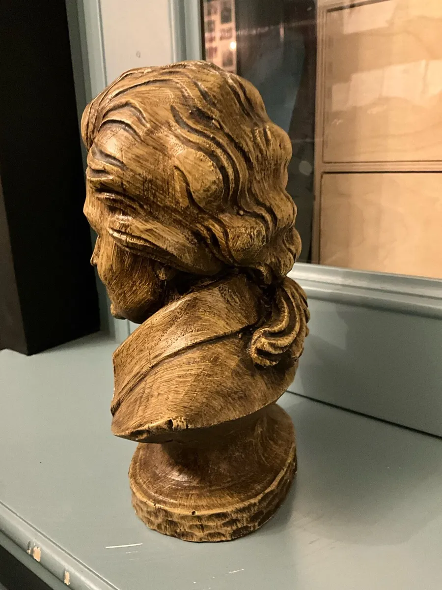 MOZART. Carved Wood Sculpture - Image 3