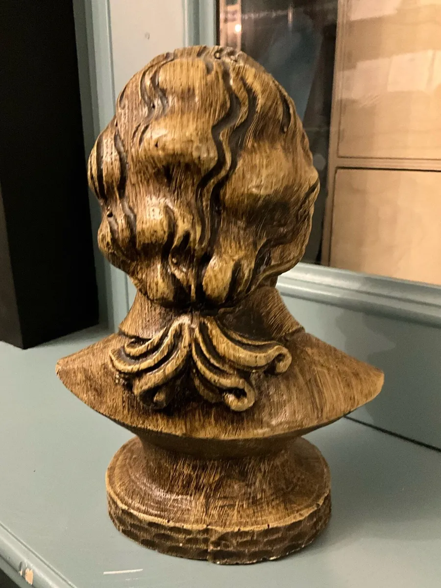 MOZART. Carved Wood Sculpture - Image 4