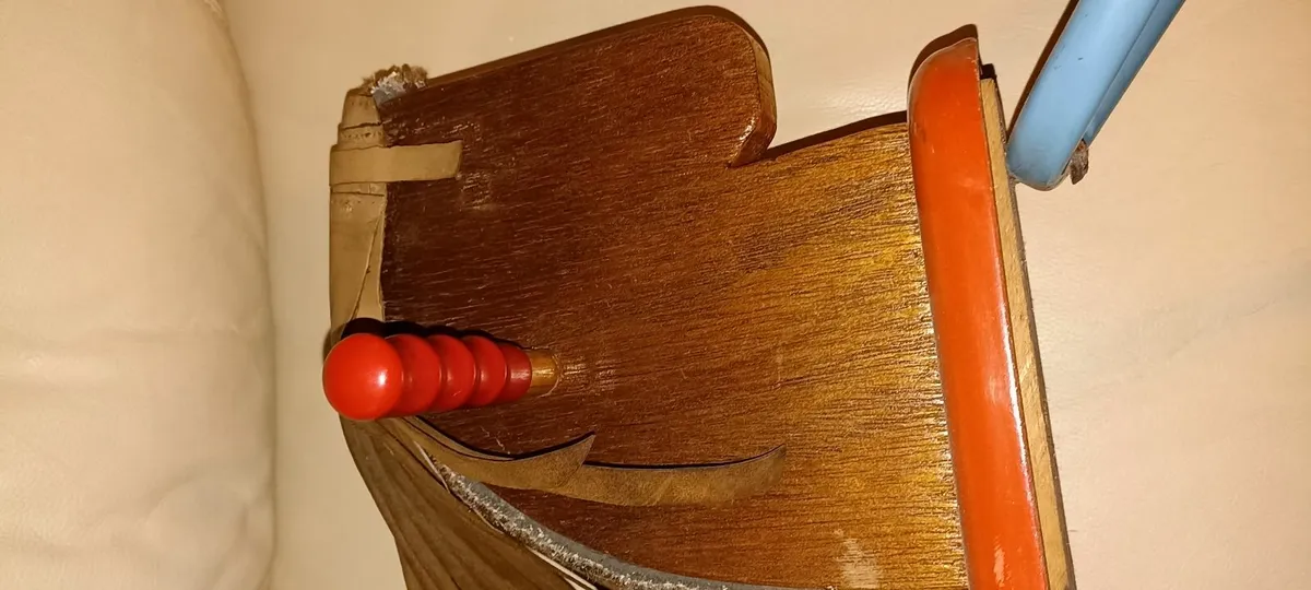 Vintage Low Tubular Steel Rocking Horse - Image 3