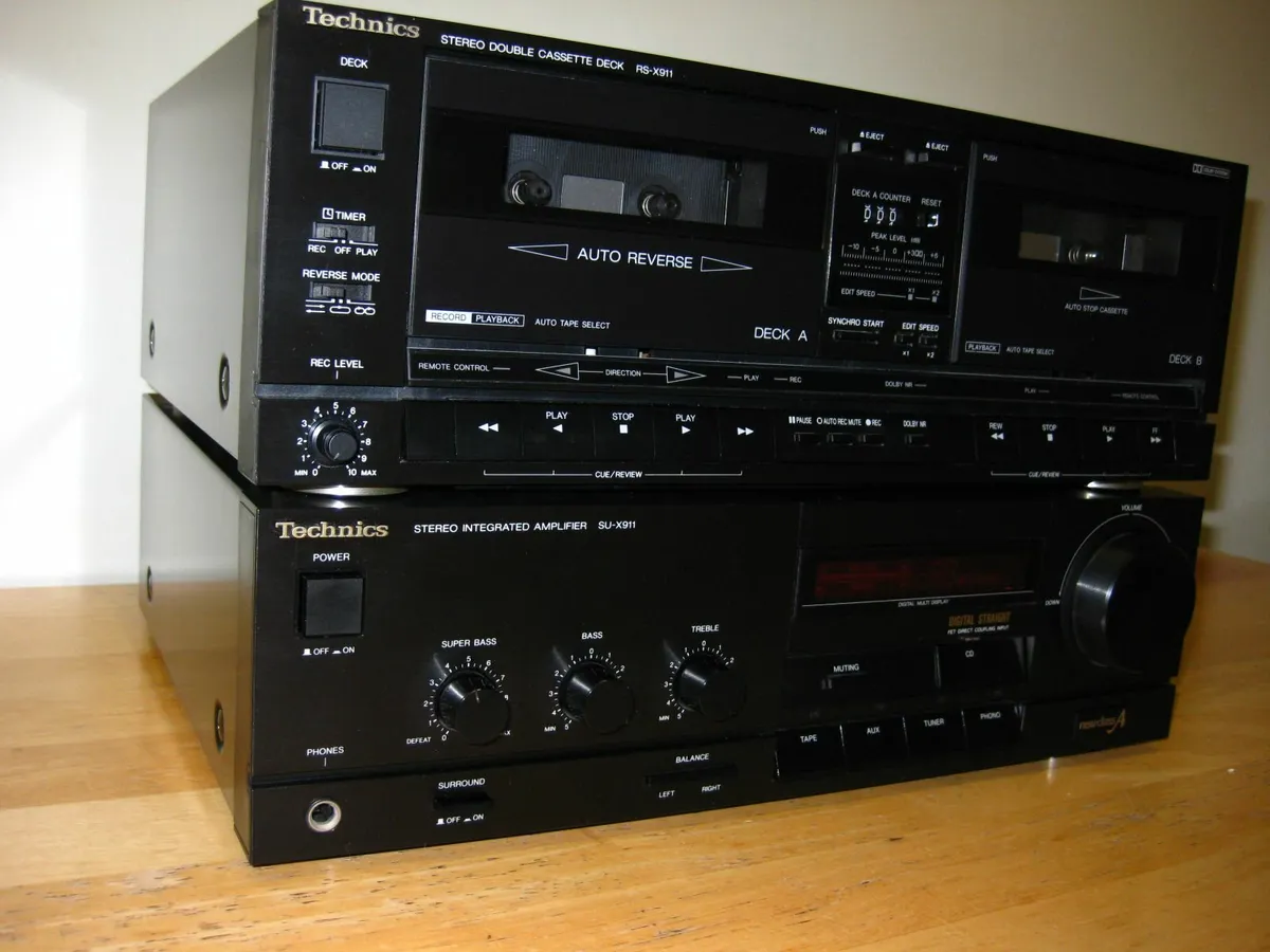 Technics SUX911 Amplifier & RSX911 Twin Tape Deck - Image 1