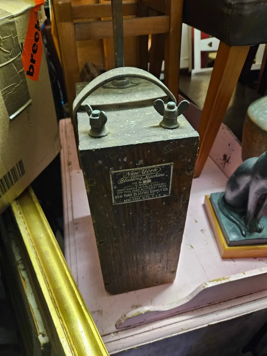 Vintage Dynamite Plunger Blasting Machine - Image 1