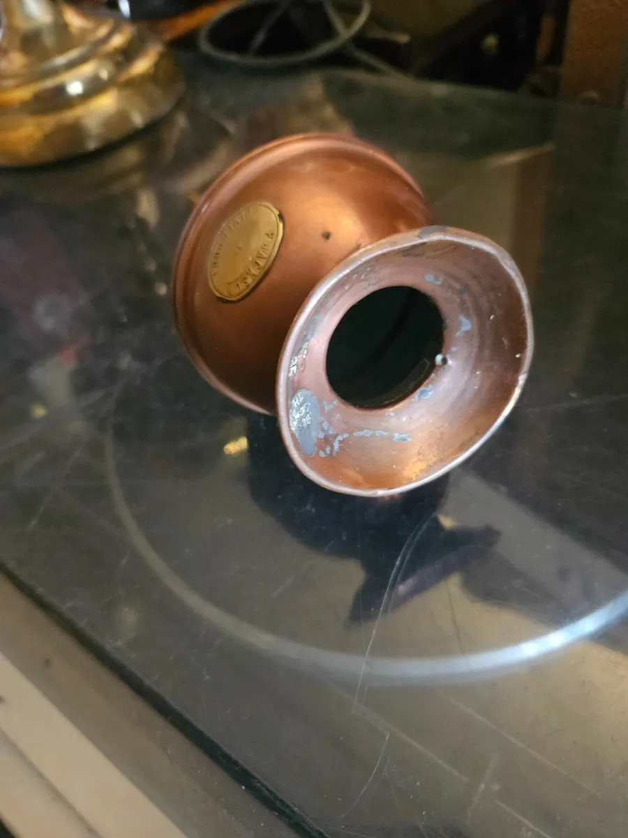 Vintage Copper Funnel Measure - Image 1
