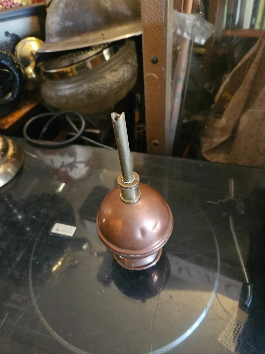 Vintage Copper Funnel Measure - Image 2