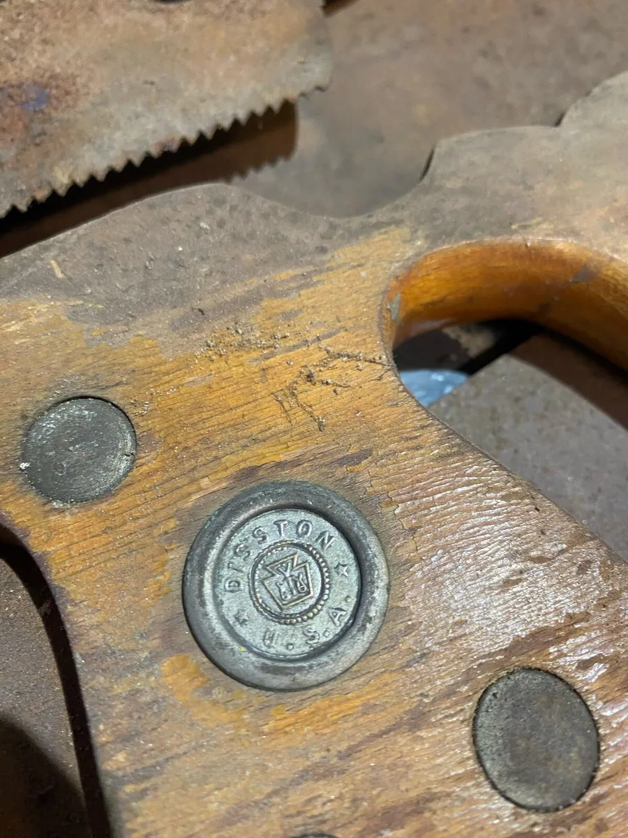 Vintage  carpenters-hand saws Free to ER - Image 3