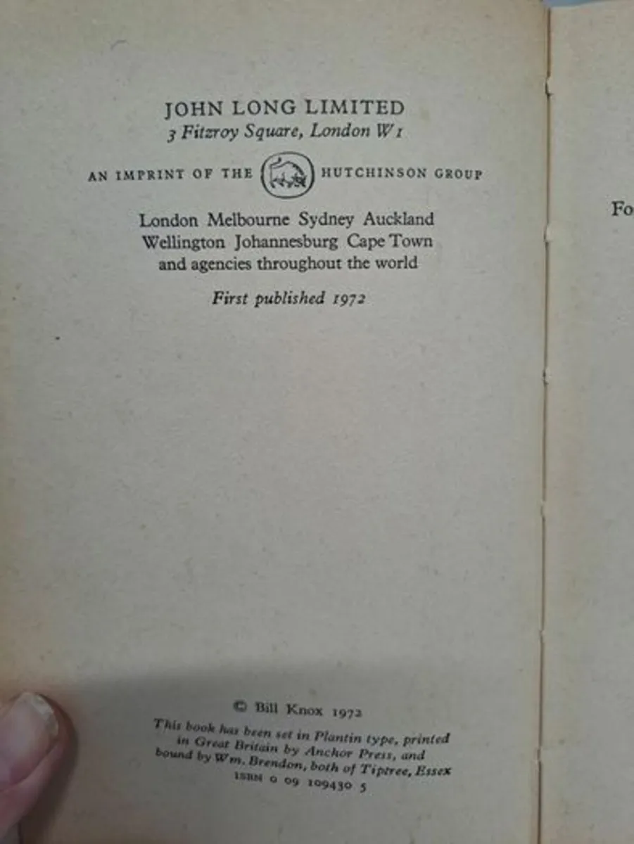 Vintage book 1972 A Killing in Malta - Image 4