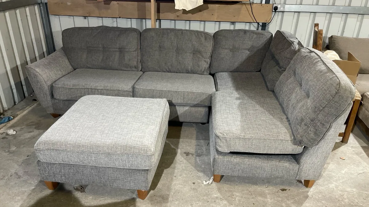 Corner sofa + Ottoman - Image 1