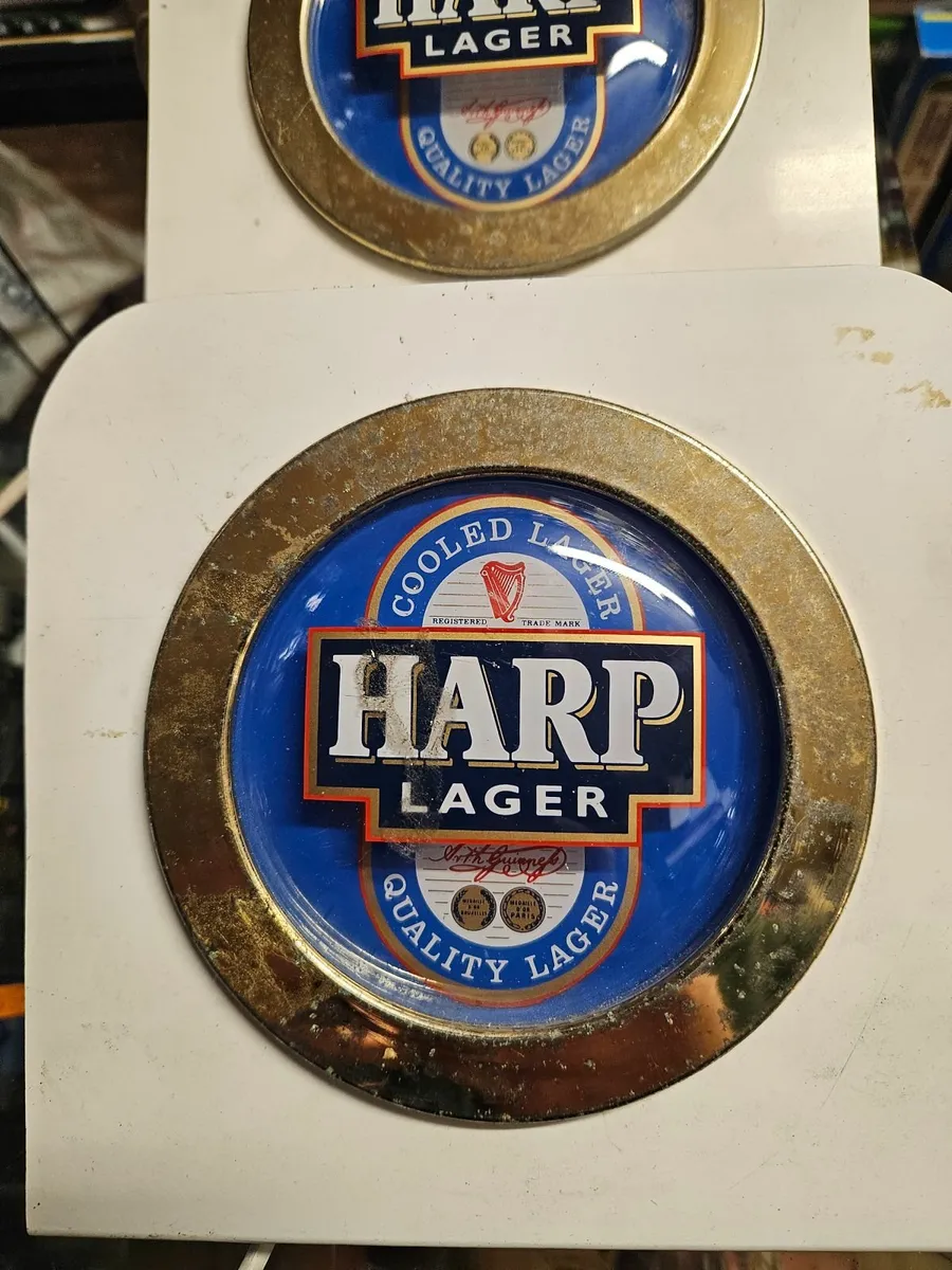 Vintage Guinness Harp Pub Display - Image 2