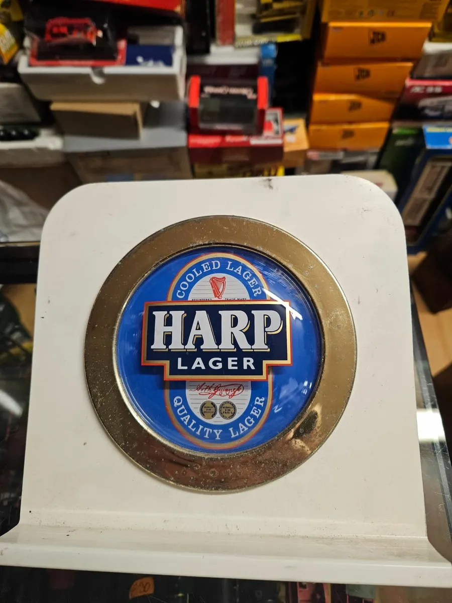 Vintage Guinness Harp Pub Display - Image 3