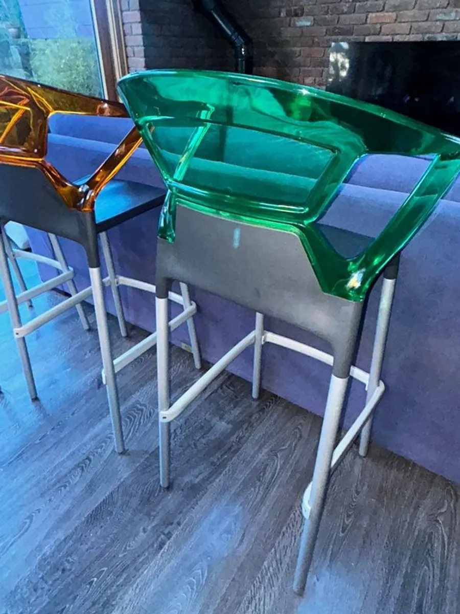3 Funky  bar stools - Image 3