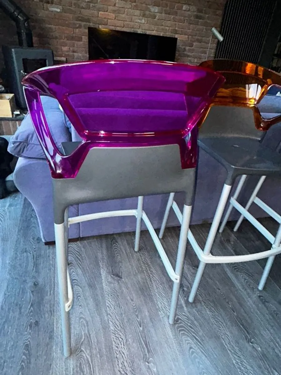 3 Funky  bar stools - Image 4