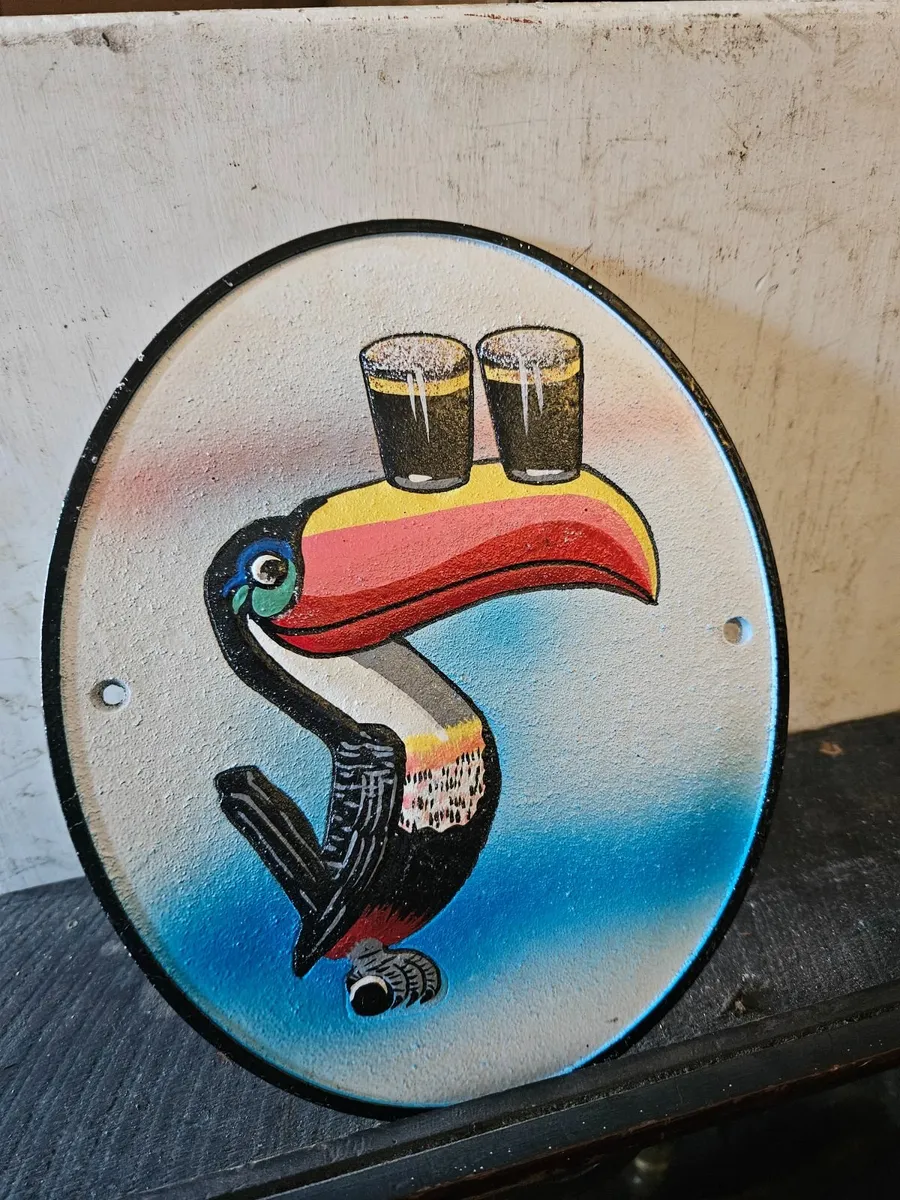 Guinness Toucan Metal Sign - Image 2