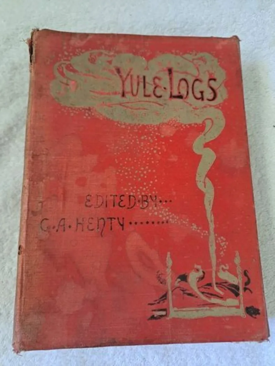 Antique book Yule Logs 1914 - Image 1