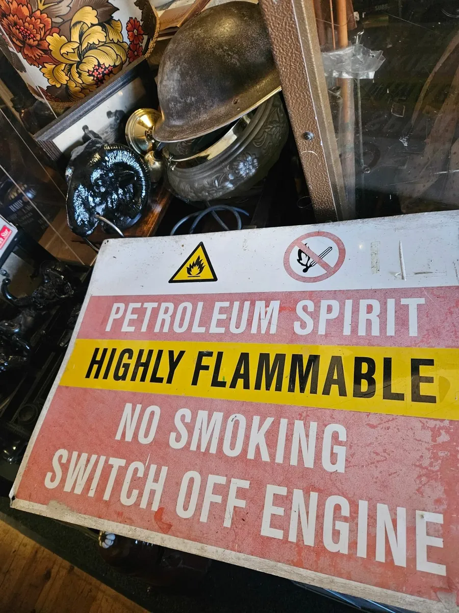 Vintage Metal Garage Sign - Image 2