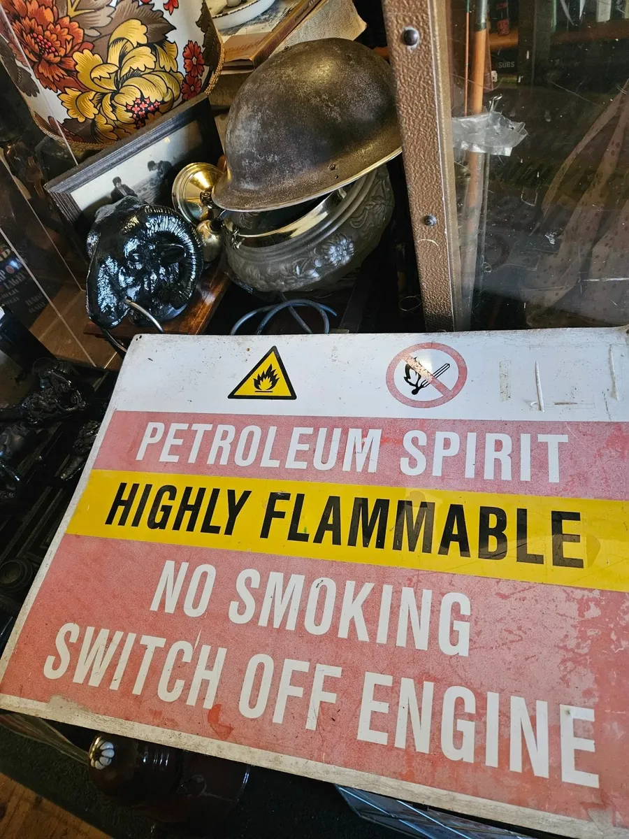 Vintage Metal Garage Sign - Image 3