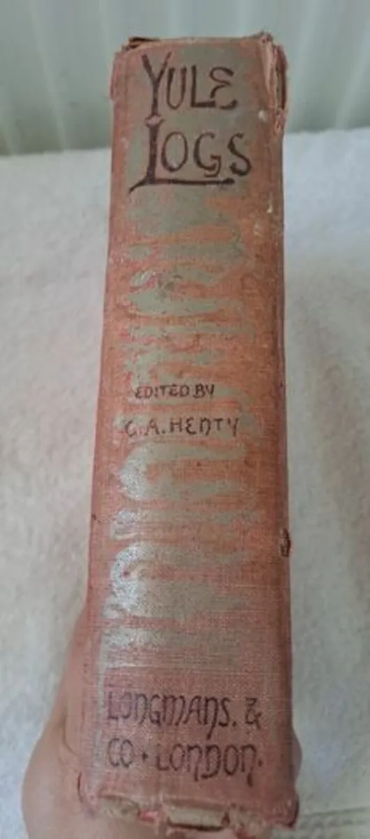 Antique book Yule Logs 1914 - Image 3