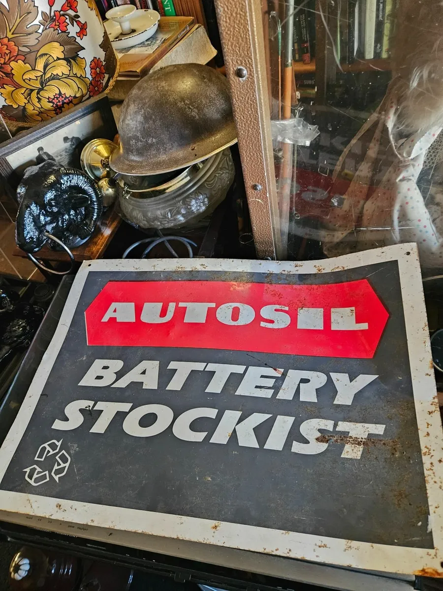 Vintage Metal Garage Sign - Image 3