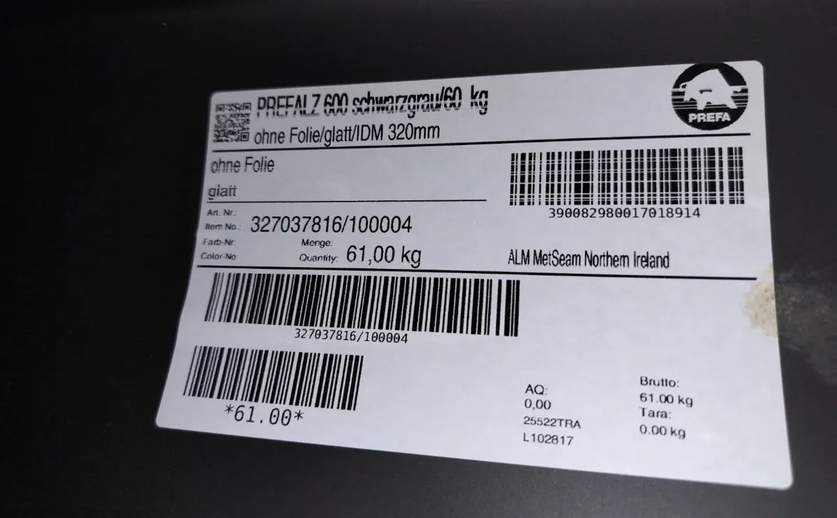 2 x Rolls of Sheet Aluminium 600mm x 0.7mm - Image 2