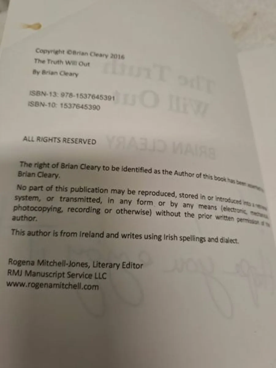 The Truth Will Out first edition - Image 4