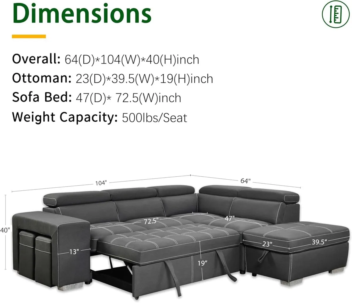 New sofa bed - Image 3