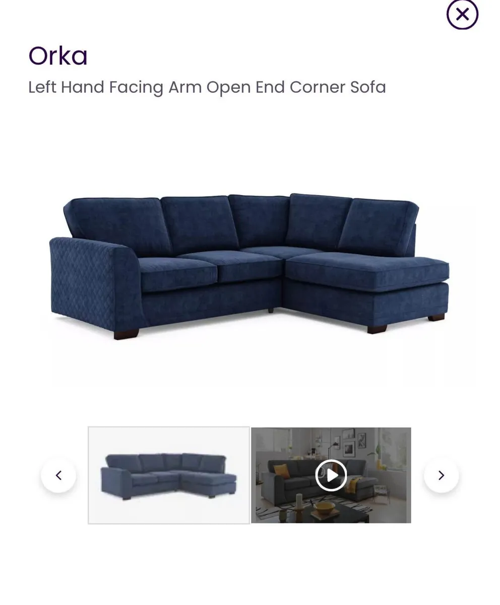 Dfs Orka corner sofa - Image 4
