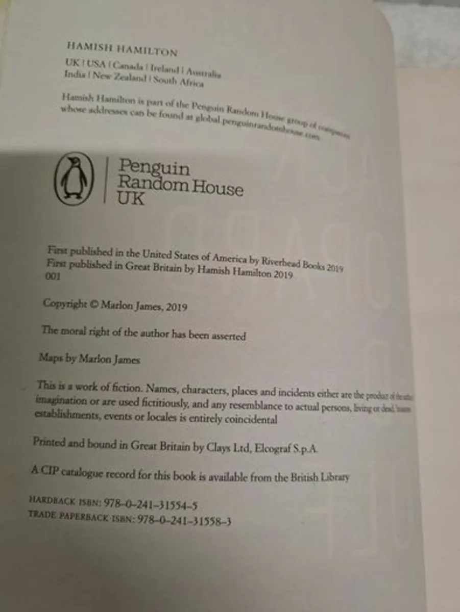 Black Leopard Red Wolf 1st edition - Image 3