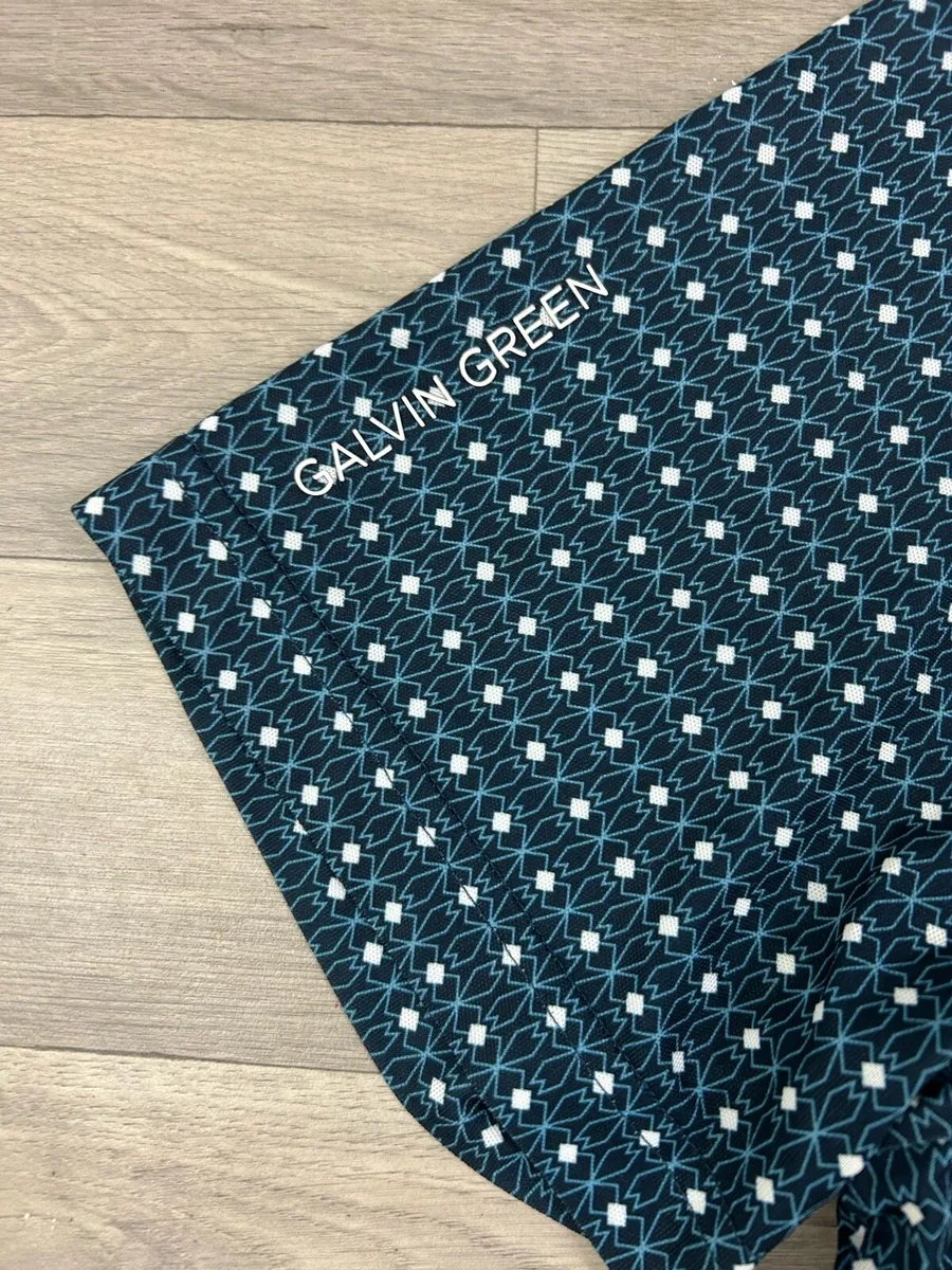 Galvin Green Patterned Golf Polo Shirt Mens XXL - Image 3