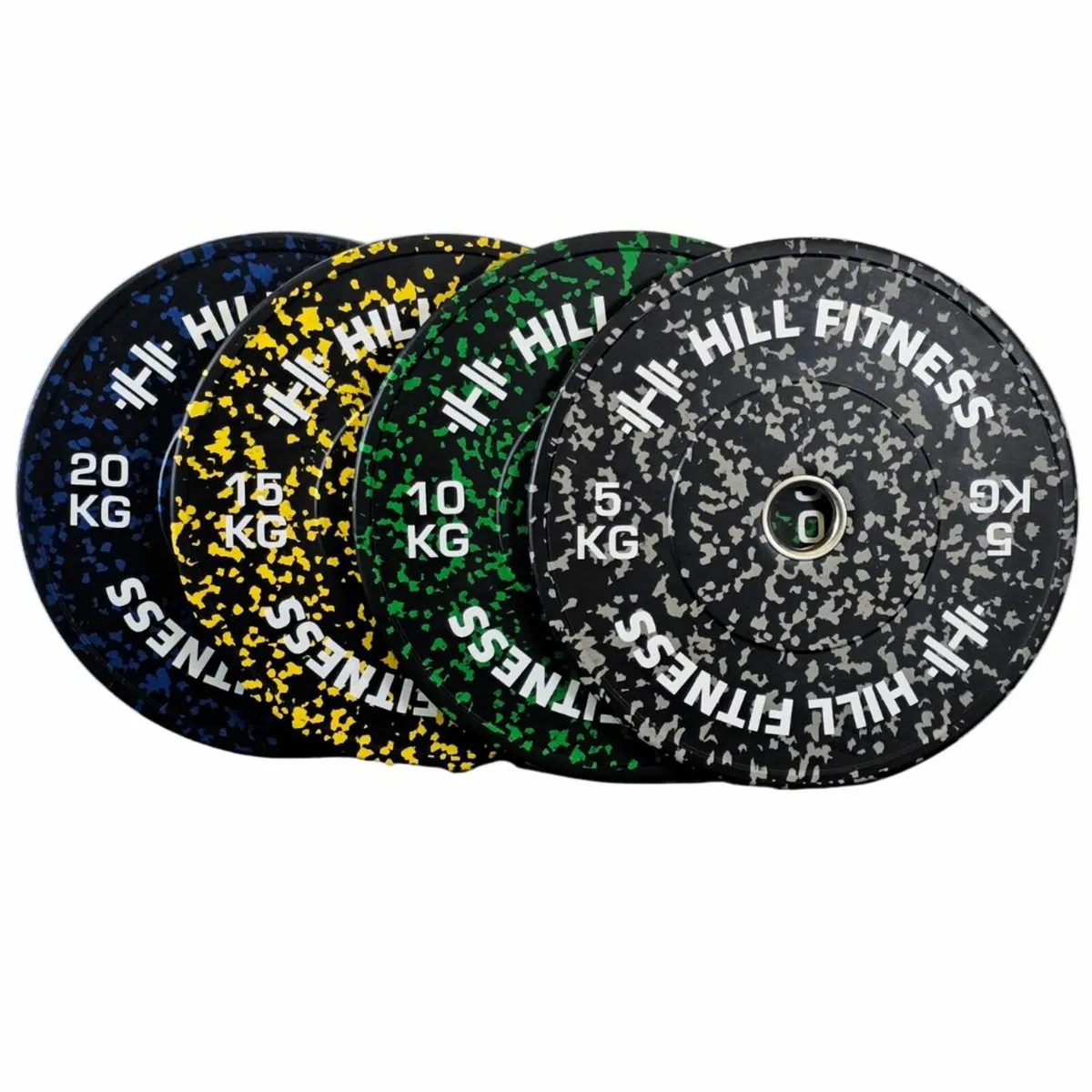 Hill ChromaFlex Bumper Plates 100kg Set  - Weights - Image 1