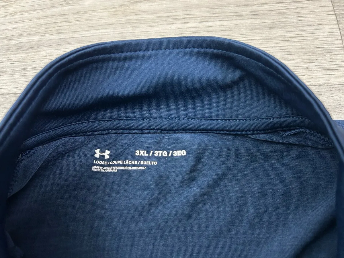 Under Armour Half Zip Golf Base Layer Top Mens 3XL - Image 4