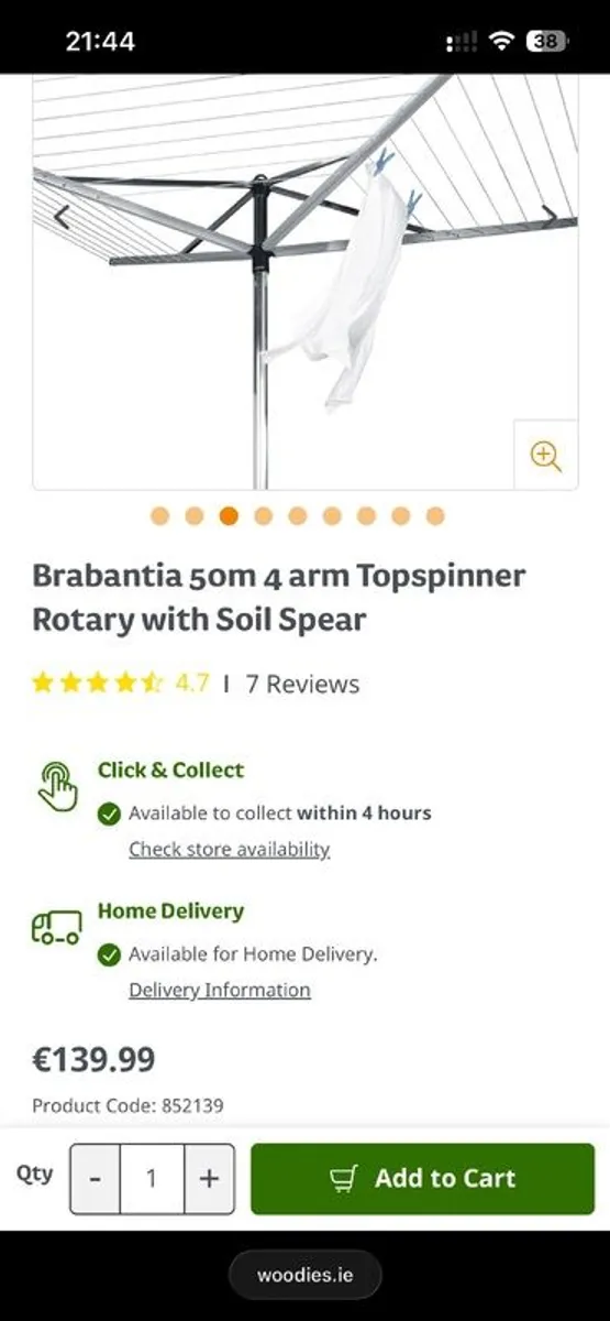 Barbantia 50m clothes line - Image 4