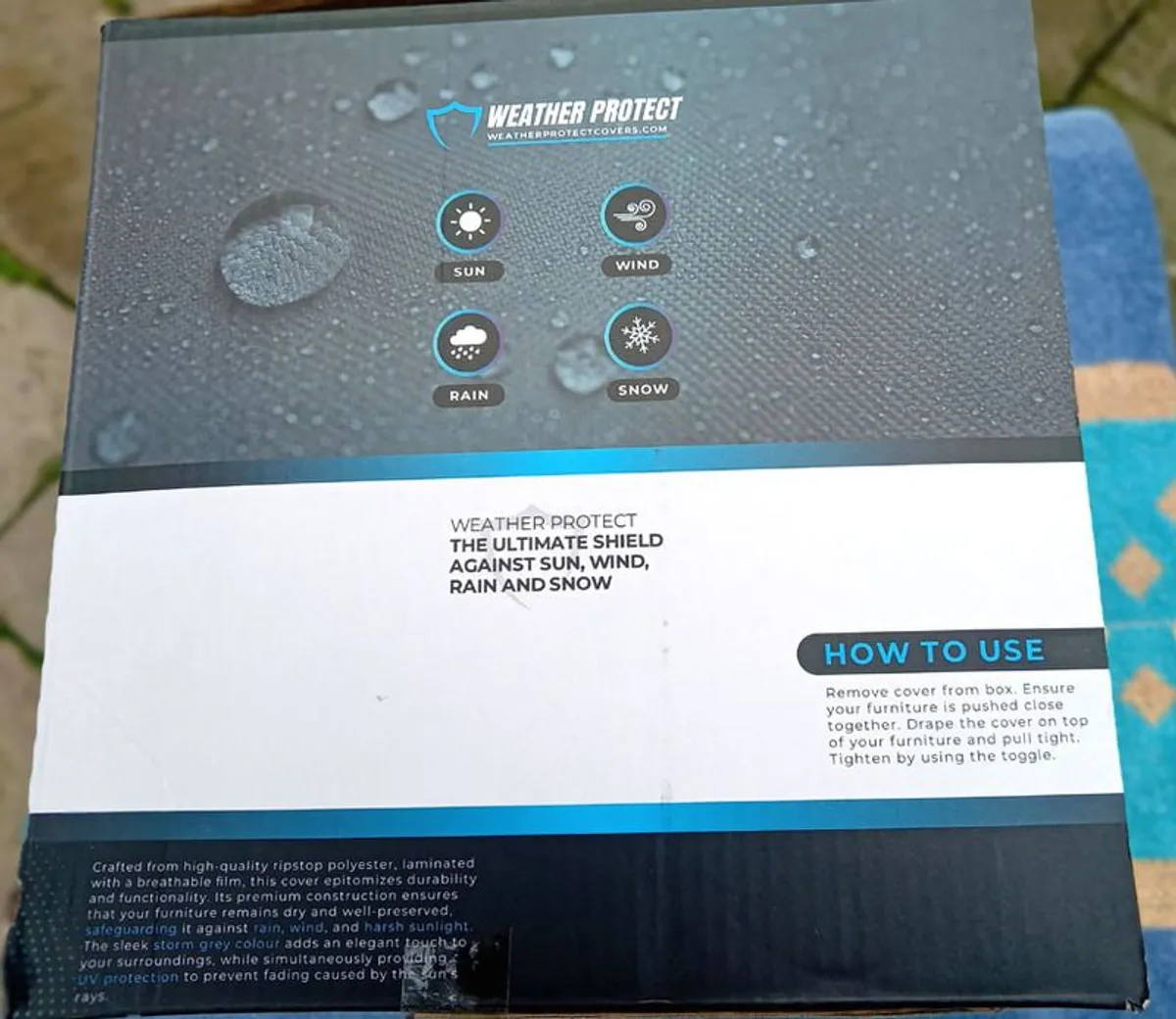 Garden Furniture Weatherproof Cover. - Image 3