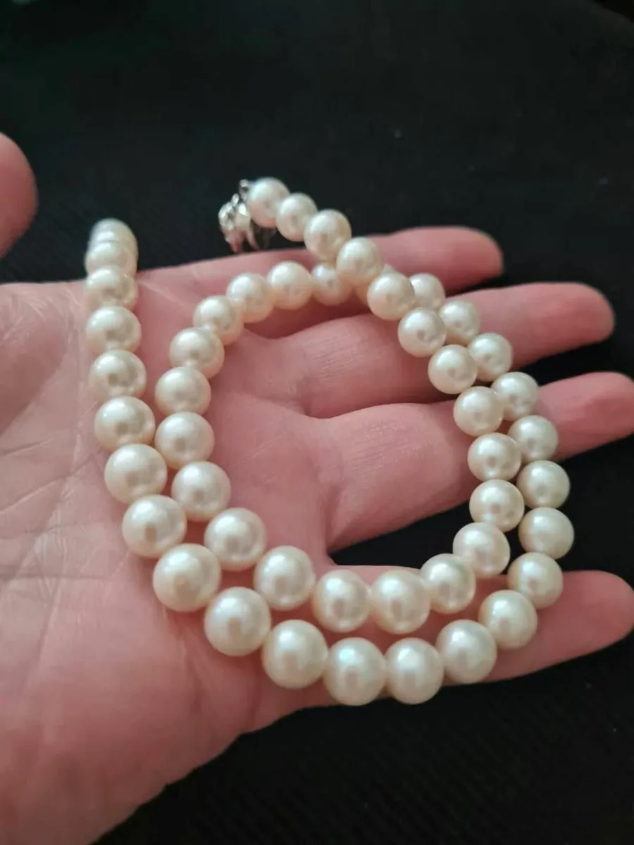 Genuine Japanese Akoya Pearl Necklace 2 - Image 2