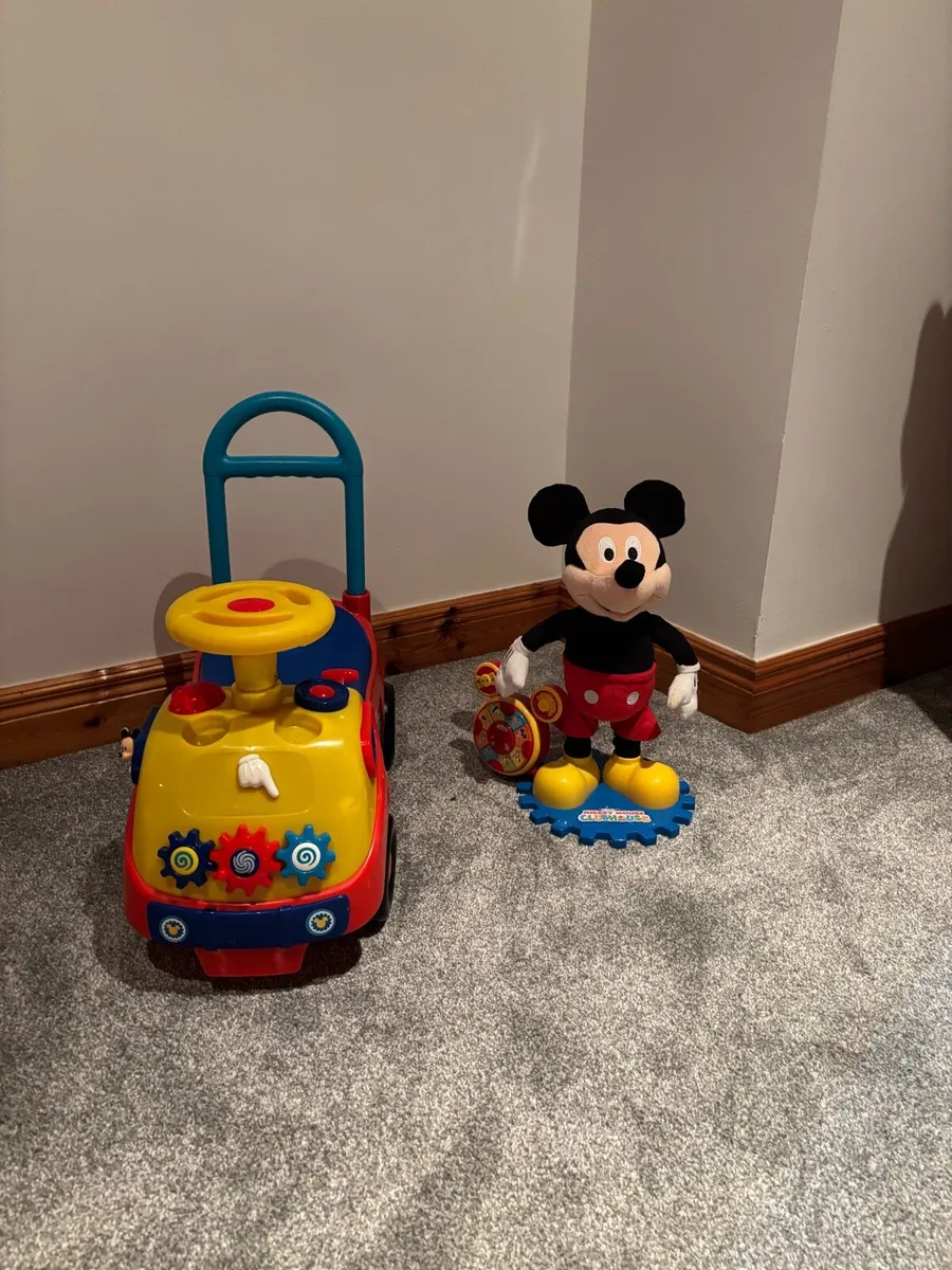 Mickey Mouse Ride on & Singing Mickey - Image 1