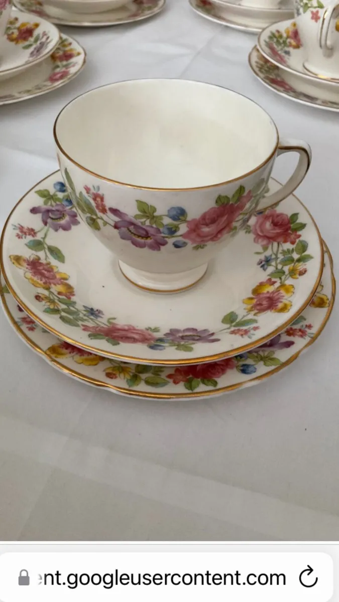 Vintage 21 Piece China Tea Set - Image 3
