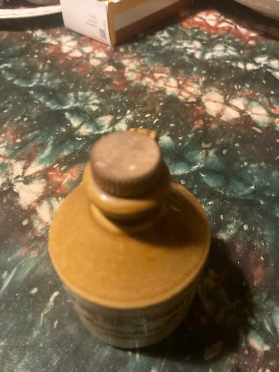 Rare Irish whiskey stoneware bottle free postage - Image 2