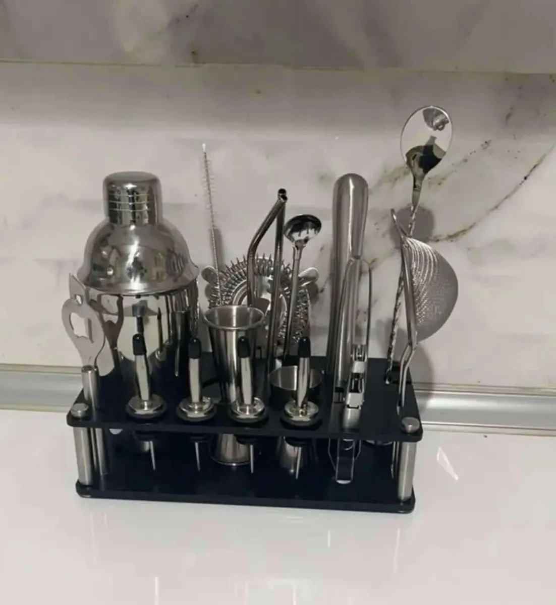 Stainless steel coctail set - Image 2