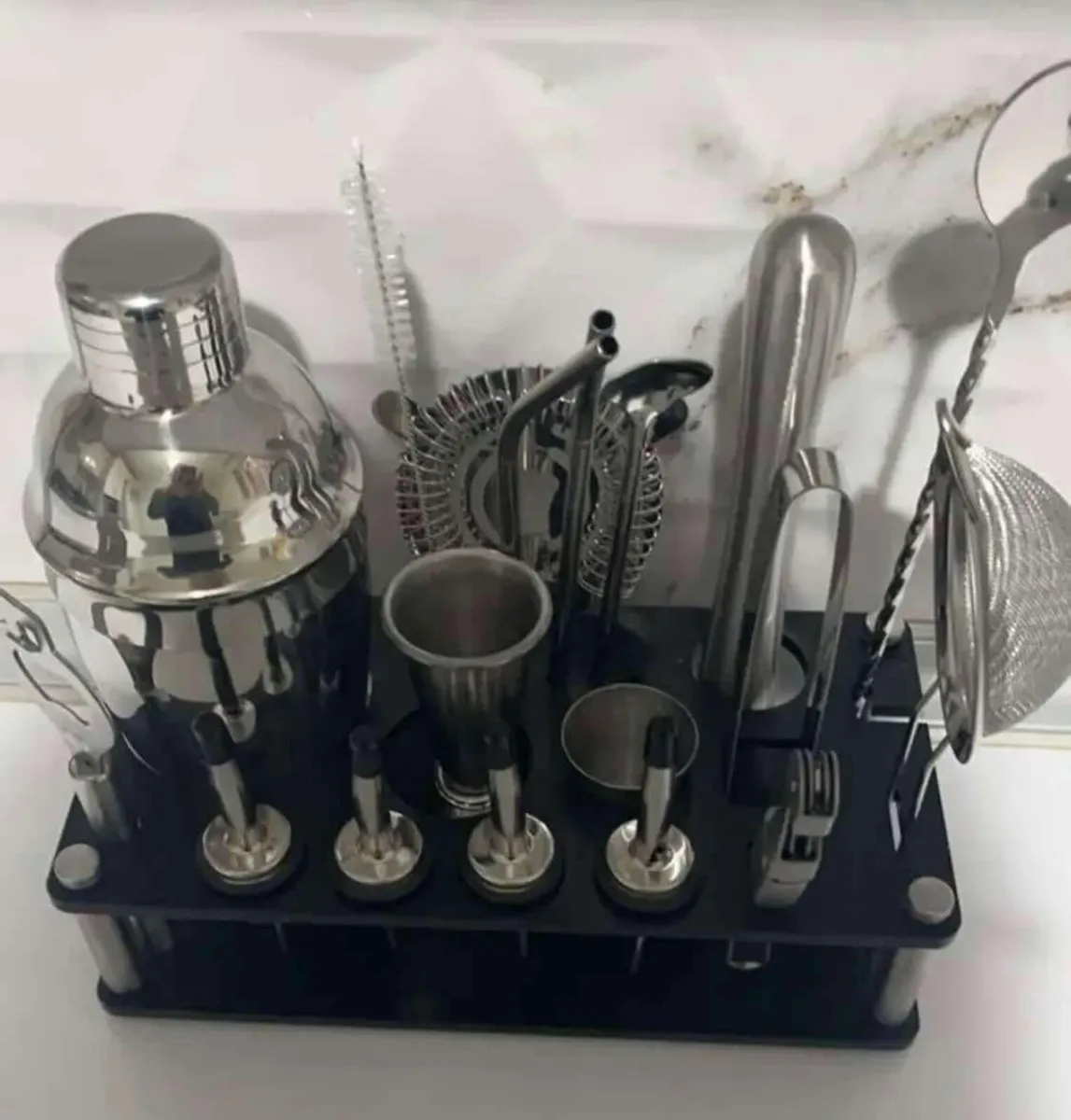 Stainless steel coctail set - Image 3