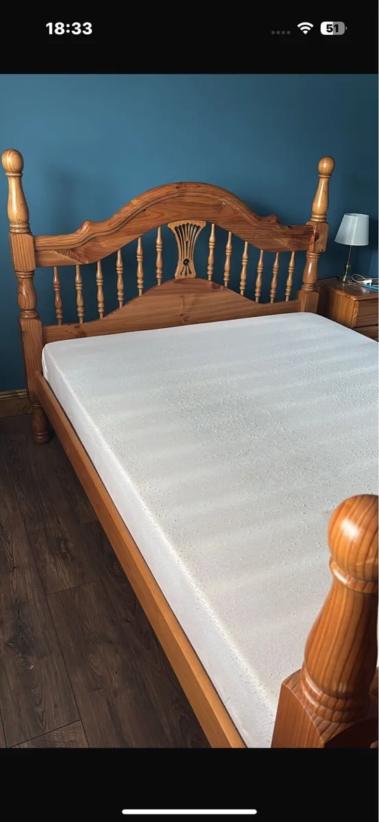King size bed frame - Image 2