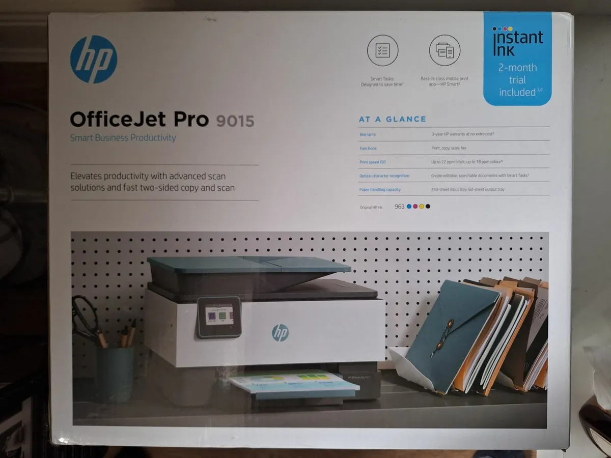 HP OfficeJet Pro 9015 InkJet Printer (unused)