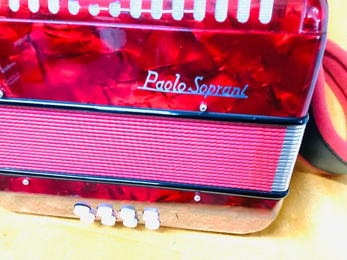 USED PAOLO SOPRANI B/C JUBILEE 4 VOICE ACCORDION - Image 3