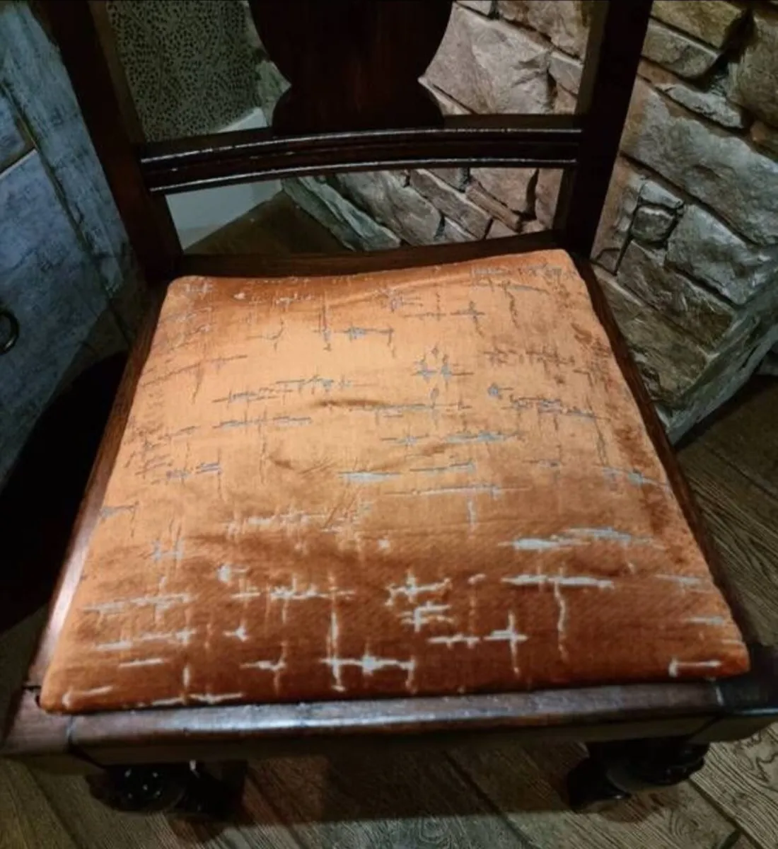 Stunning Antique Teak Chairs x 4..€295 - Image 2
