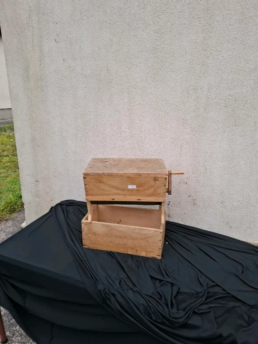 Antique flour wood sieve possible to post - Image 1