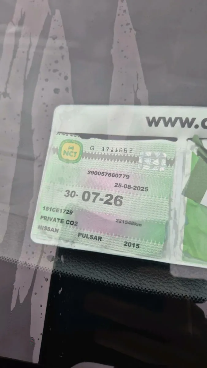 NISSAN PULSAR 1.2 NCT AND TAX MACANICAL ISSUE RES - Image 2