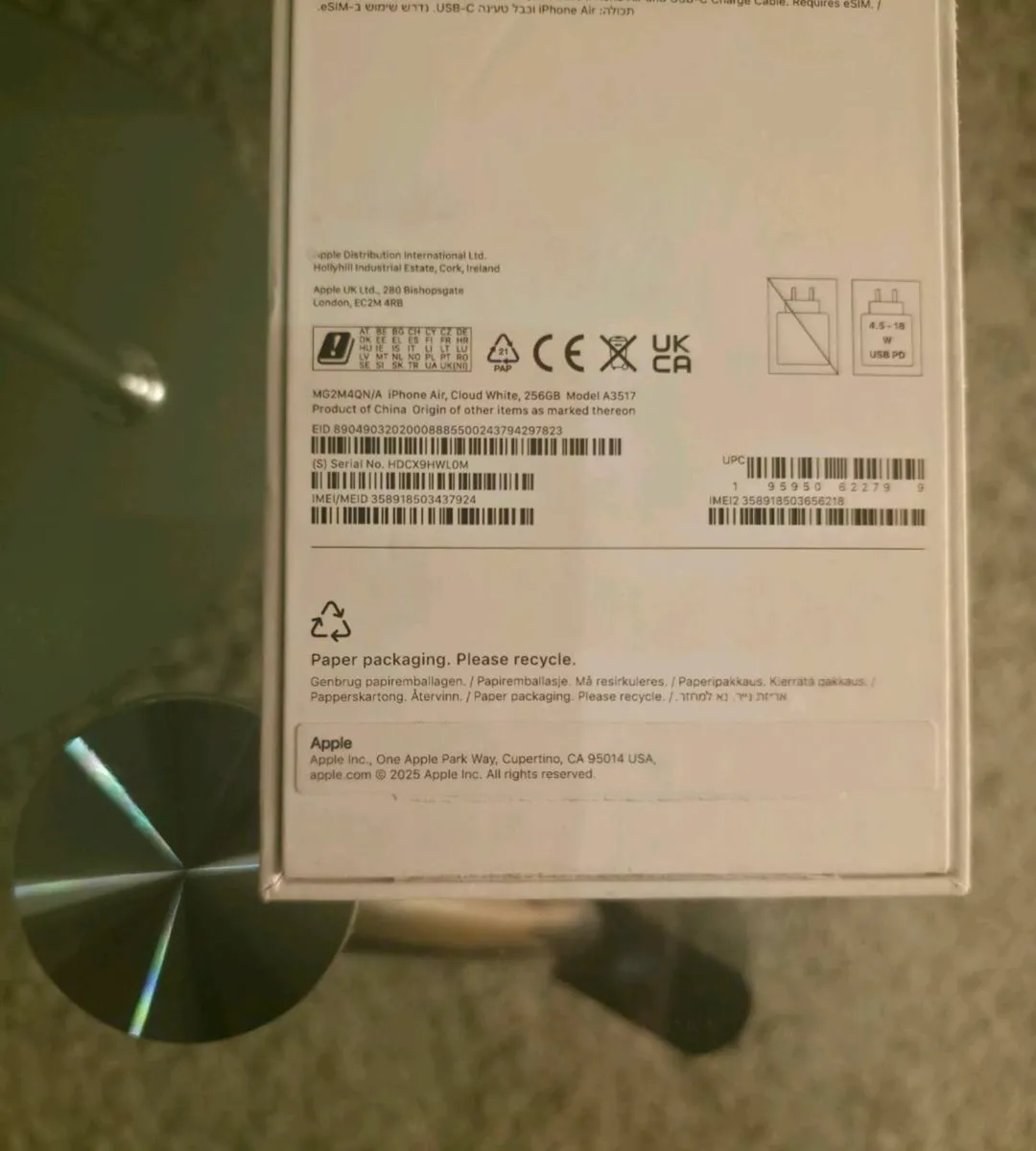 Apple Iphone Air 256GB IRISH - Image 2