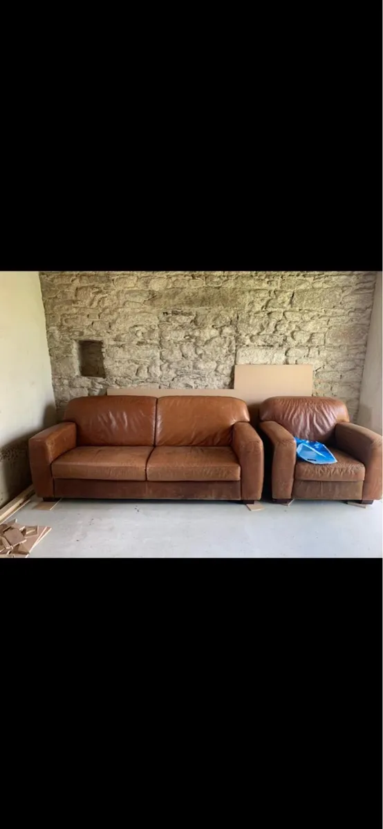 FREE 3 seater sofa & 2 armchairs - Image 1