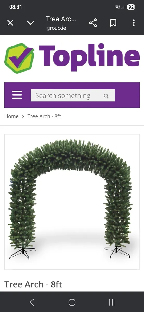 Christmas Fir Archway - Image 1