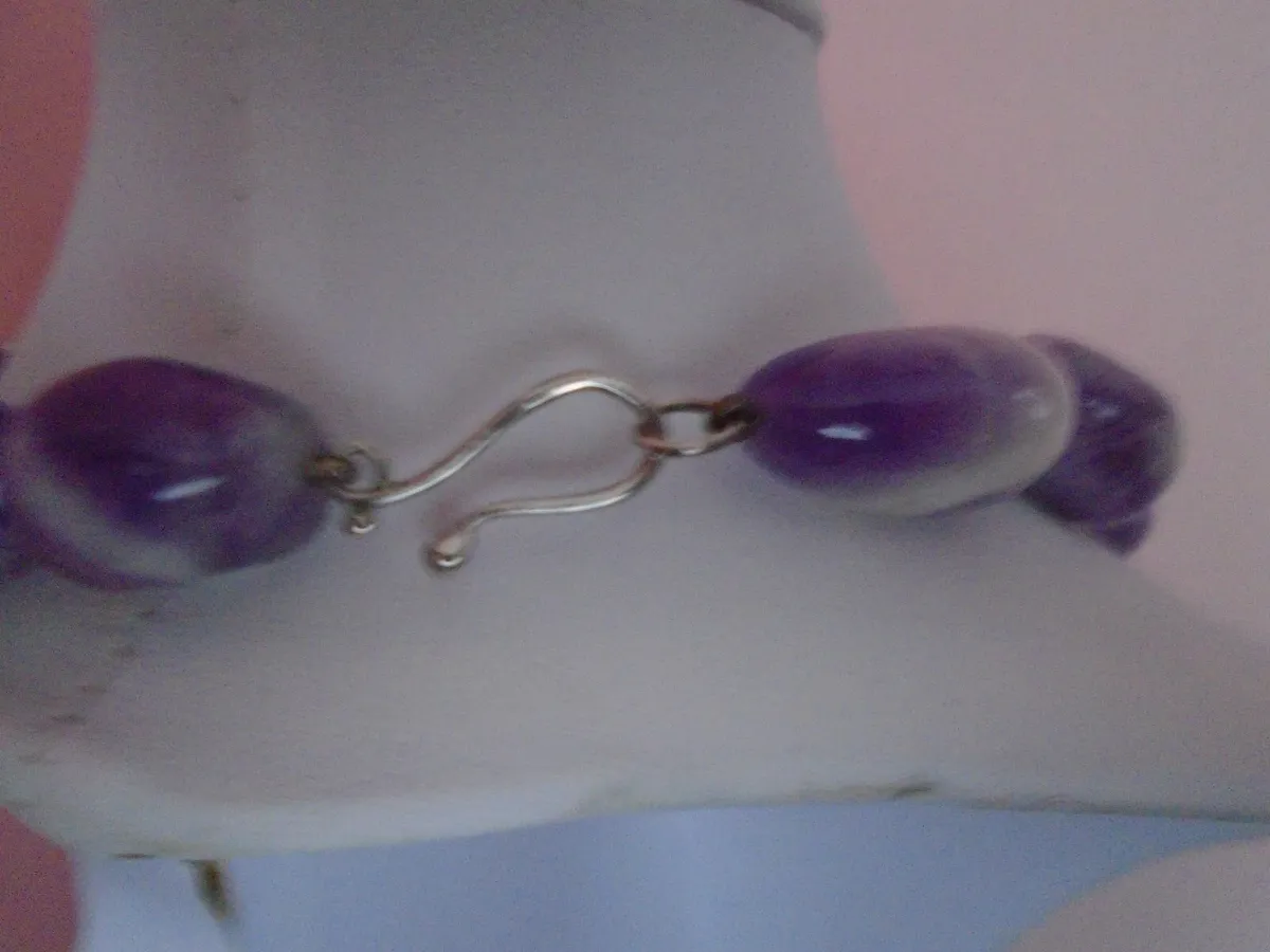 Chunky Amethyst necklace,Jewellery, Necklace - Image 3