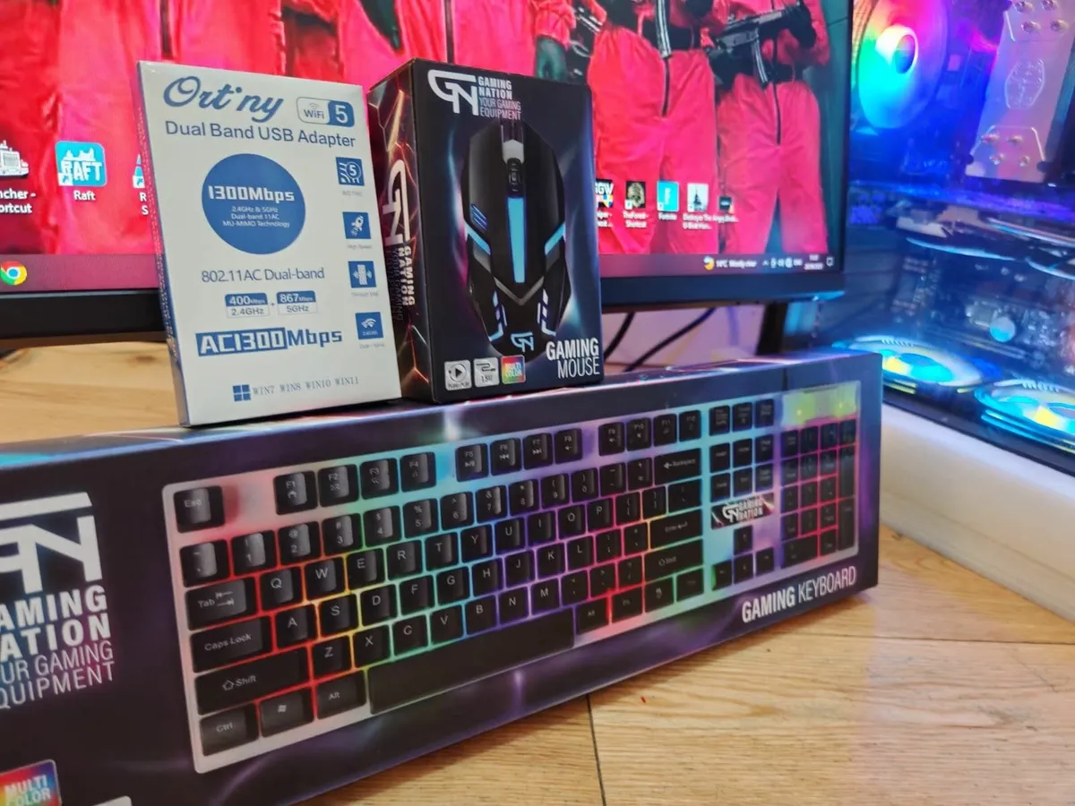 i7 32GB GAMING COMPUTER MONITOR 8GB CARD GRAPHIC - Image 4