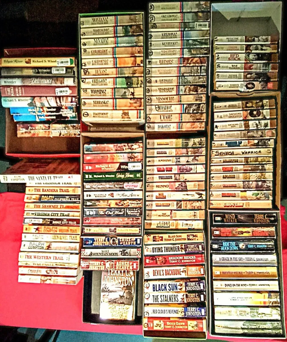 USA Western  historical fiction paperbacks - Image 1