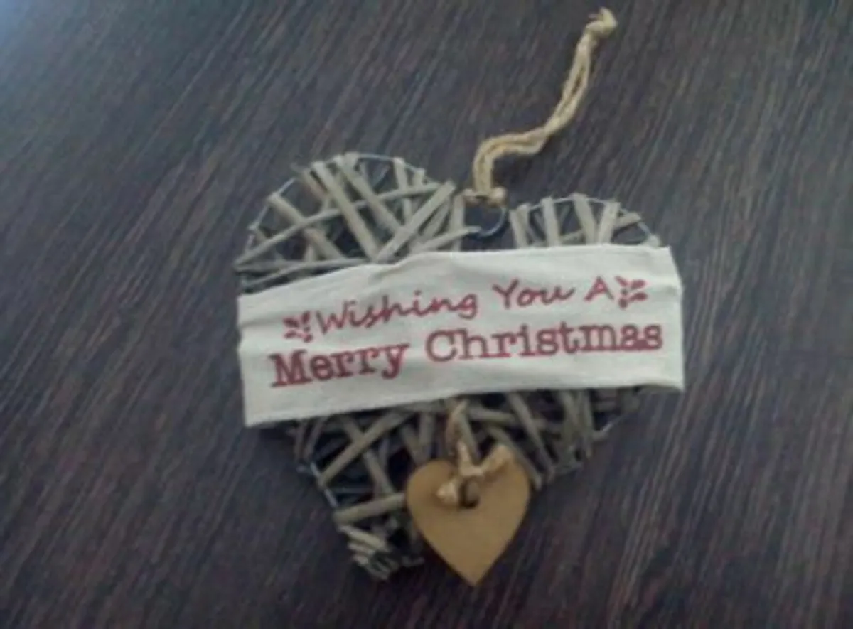 Christmas Heart Decoration.