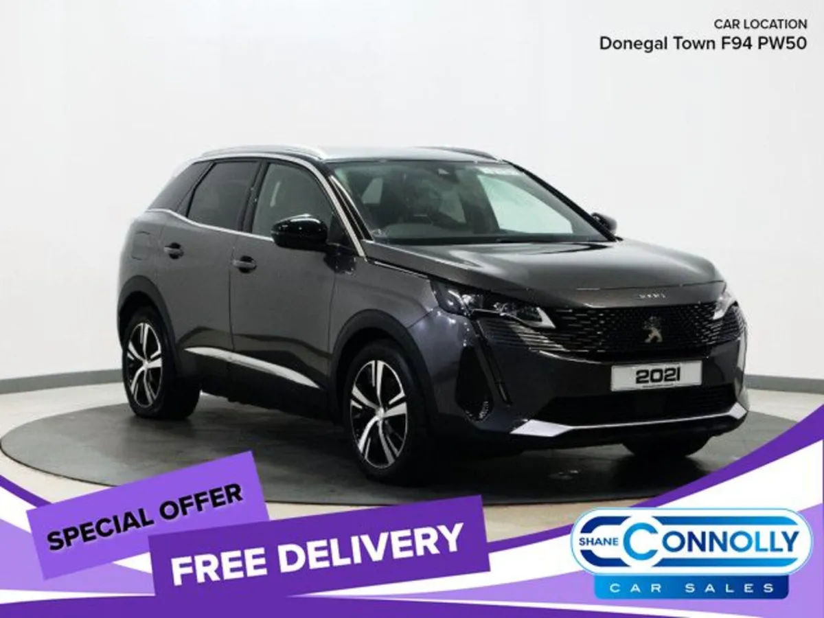 *100* 2021 Peugeot 3008 1.6 GT AUTO - Image 1